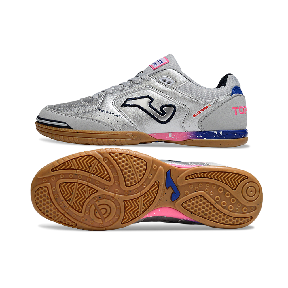 Chuteira Futsal Joma Top Flex Rebound IC Prata