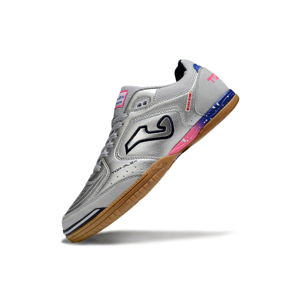 Chuteira Futsal Joma Top Flex Rebound IC Prata