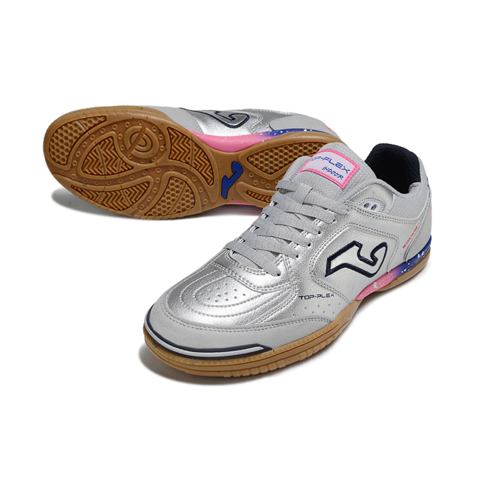 Chuteira Futsal Joma Top Flex Rebound IC Prata