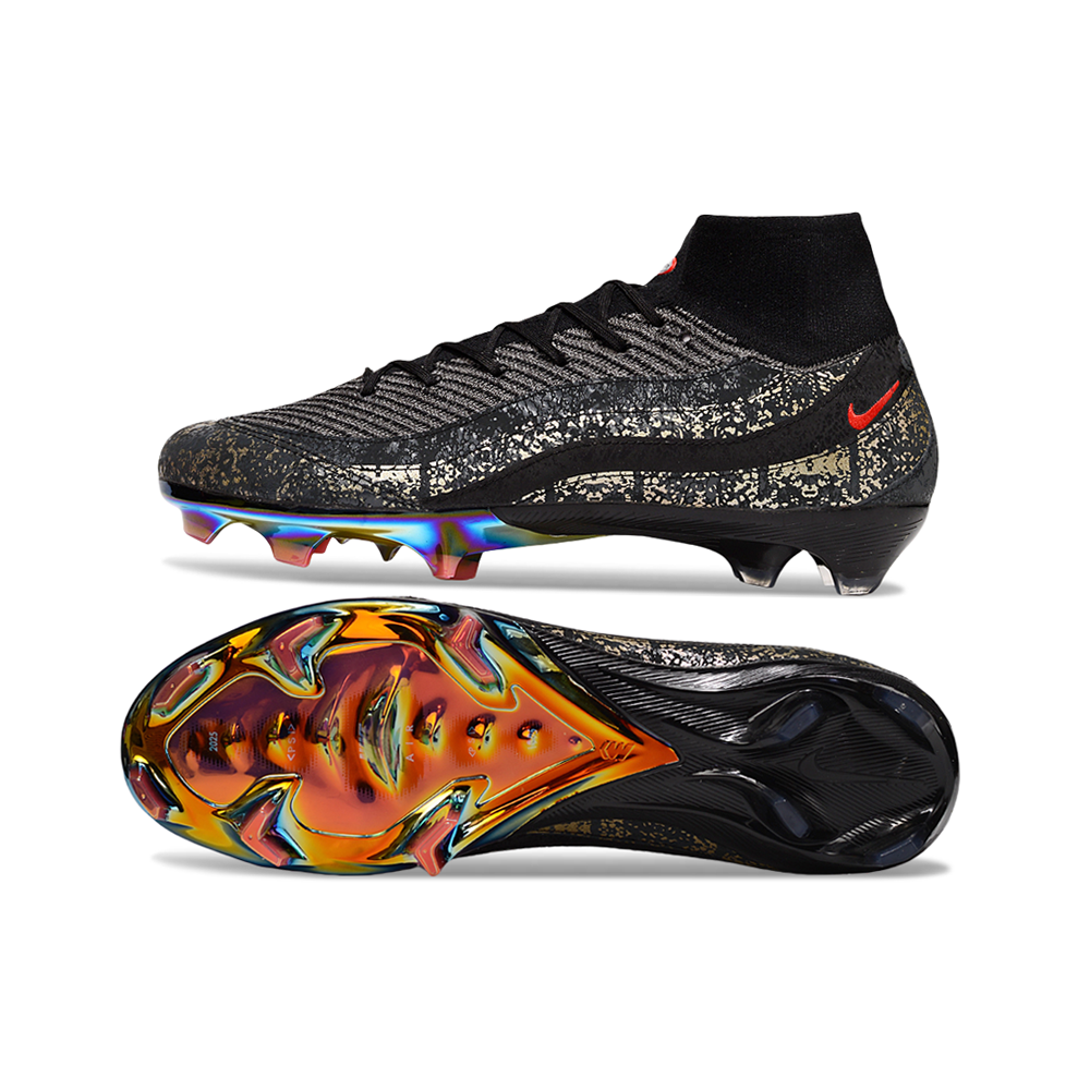 Chuteira Campo Nike Air Zoom Mercurial Superfly 10 Elite FG Preto 