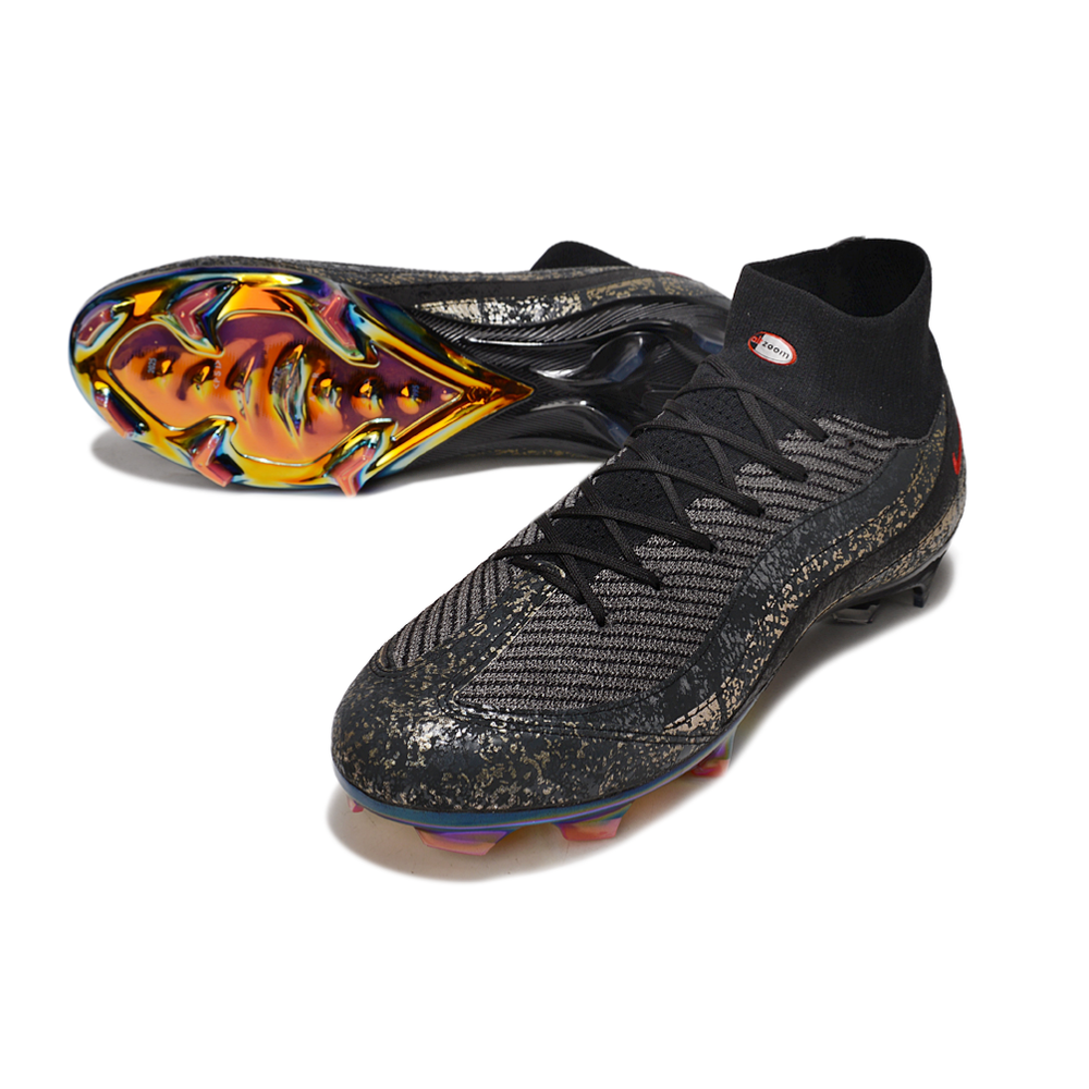Chuteira Campo Nike Air Zoom Mercurial Superfly 10 Elite FG Preto 