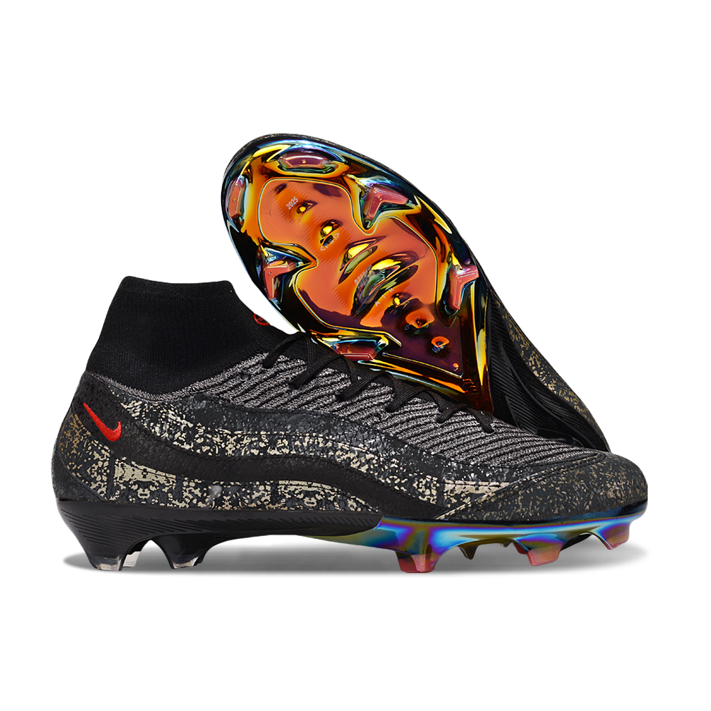 Chuteira Campo Nike Air Zoom Mercurial Superfly 10 Elite FG Preto 