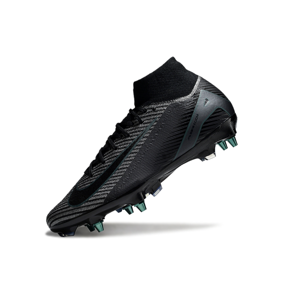 Chuteira Campo Nike Air Zoom Mercurial Superfly 10 Elite Trava Mista Preta 