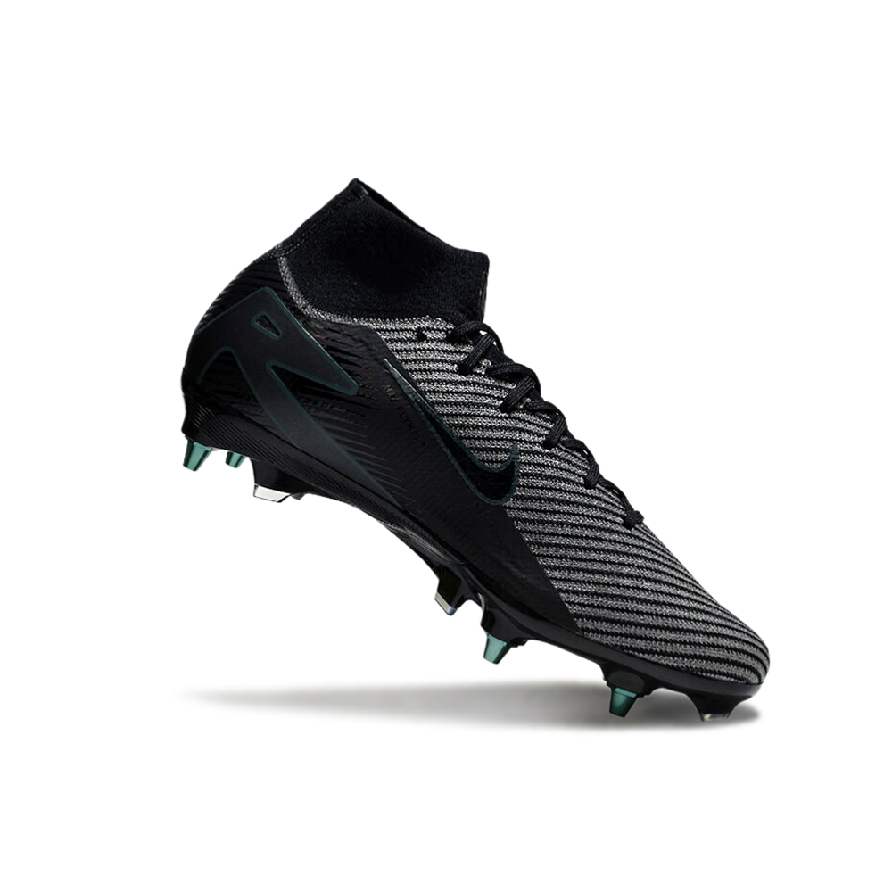 Chuteira Campo Nike Air Zoom Mercurial Superfly 10 Elite Trava Mista Preta 