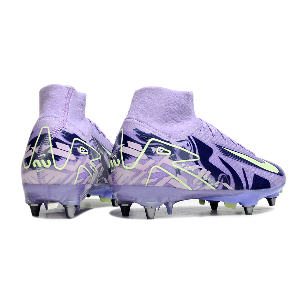 Chuteira Campo Nike Air Zoom Mercurial Superfly 10 Elite Trava Mista Roxa 