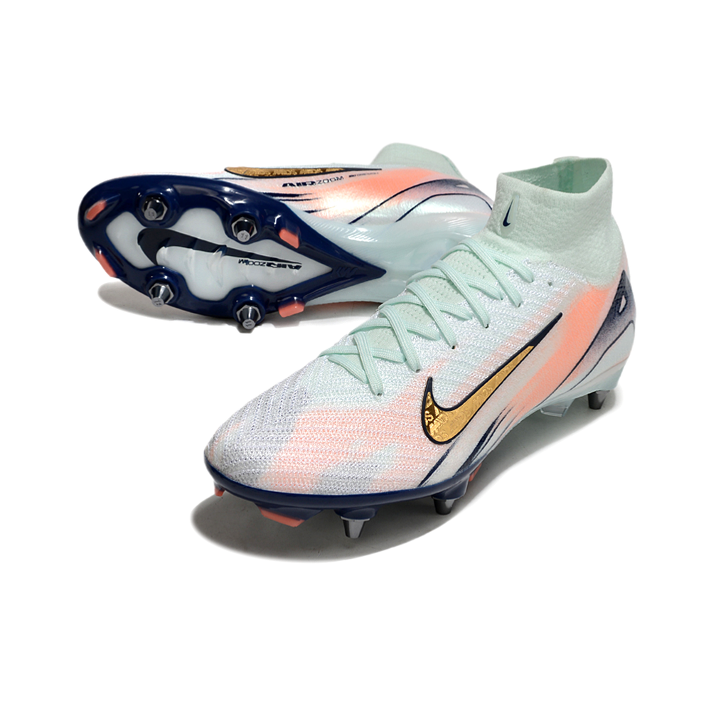 Chuteira Campo Nike Air Zoom Mercurial Superfly 10 Elite Trava Mista Verde 