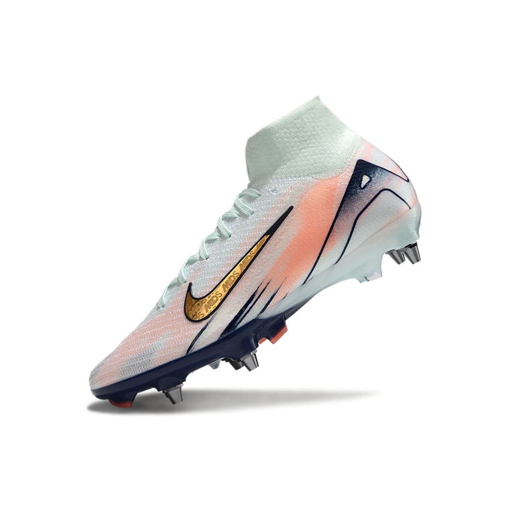 Chuteira Campo Nike Air Zoom Mercurial Superfly 10 Elite Trava Mista Verde 