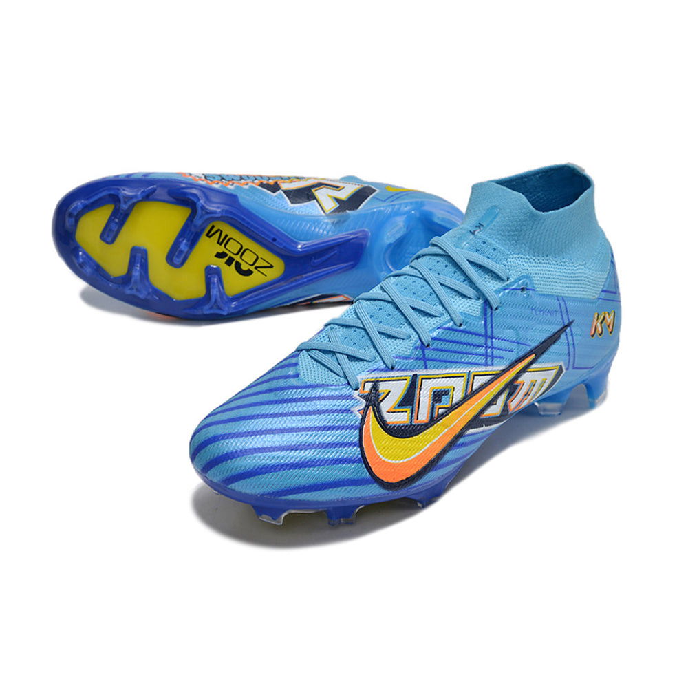 Chuteira Campo Nike Air Zoom Mercurial Superfly 9 Elite FG Azul 