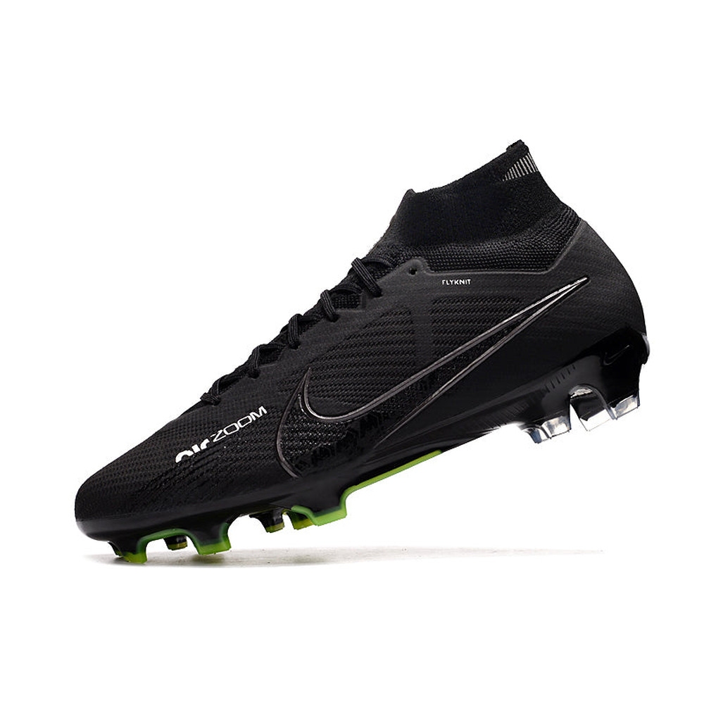 Chuteira Campo Nike Air Zoom Mercurial Superfly 9 Elite FG Preta 