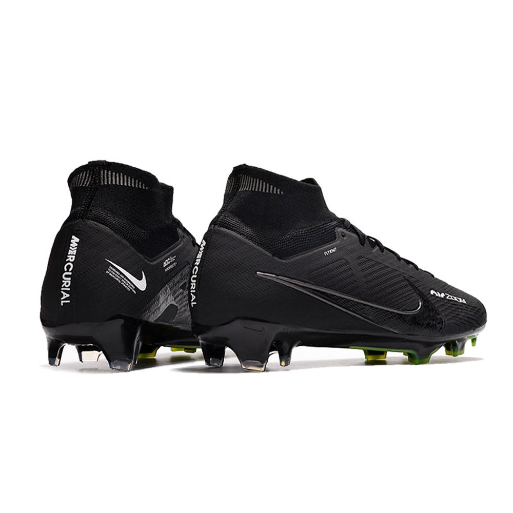 Chuteira Campo Nike Air Zoom Mercurial Superfly 9 Elite FG Preta 