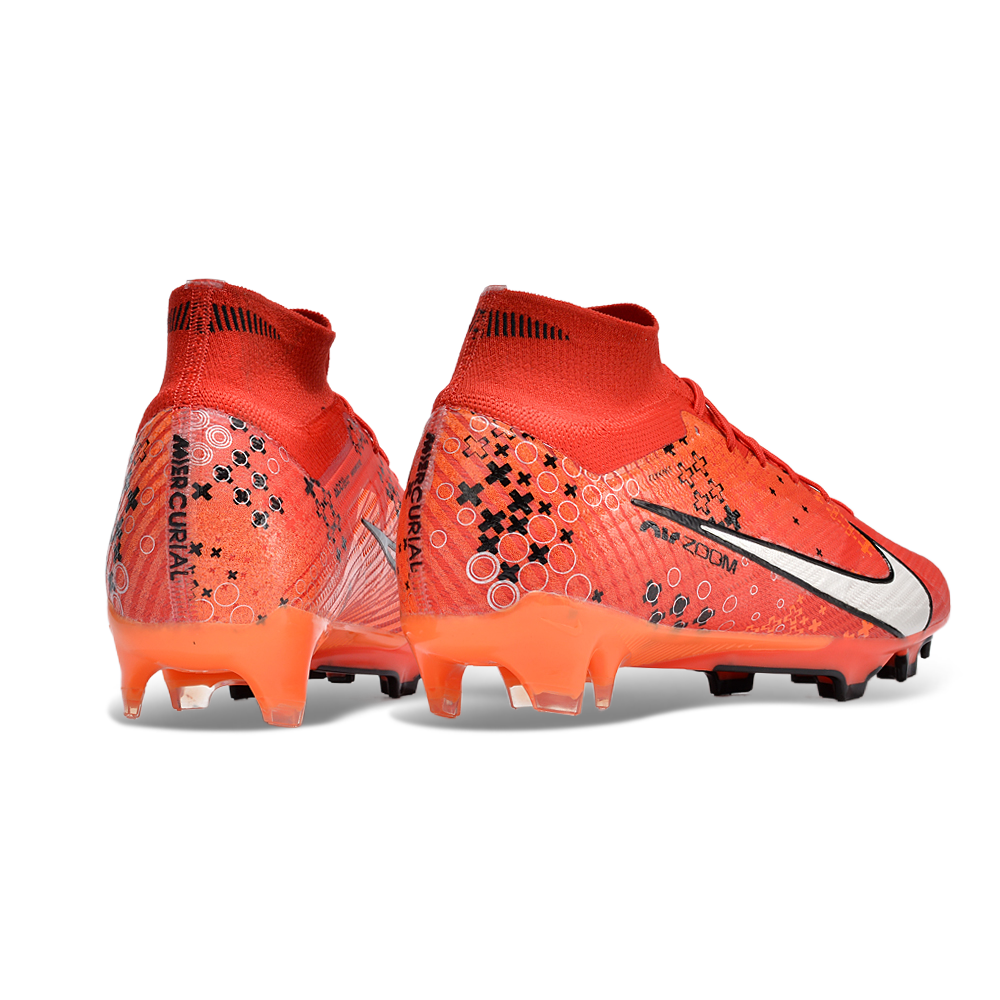 Chuteira Campo Nike Air Zoom Mercurial Superfly 9 Elite FG Vermelha 