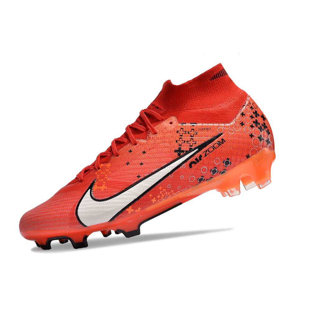 Chuteira Campo Nike Air Zoom Mercurial Superfly 9 Elite FG Vermelha 