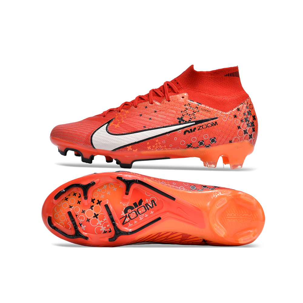 Chuteira Campo Nike Air Zoom Mercurial Superfly 9 Elite FG Vermelha 