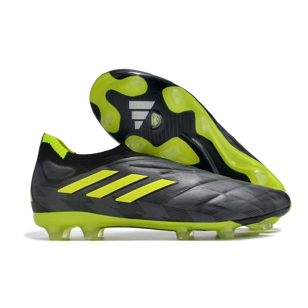 Chuteira Campo Adidas Copa Pure+ FG Preta e Verde 
