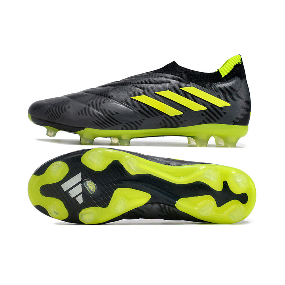 Chuteira Campo Adidas Copa Pure+ FG Preta e Verde 