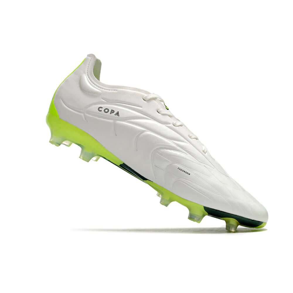 Chuteira Campo Adidas Copa Pure.1 FG Branca e Verde 
