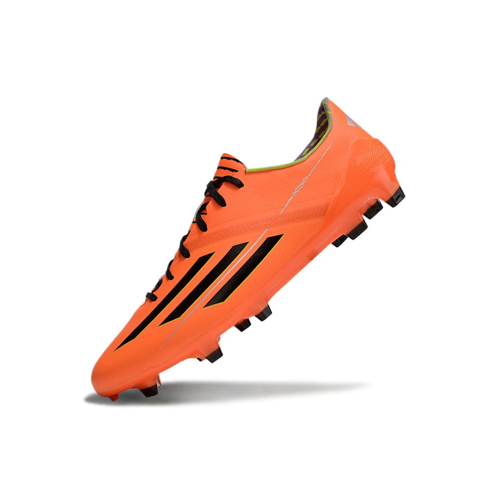 Chuteira Campo Adidas F50 Adizero FG Laranja e Preto