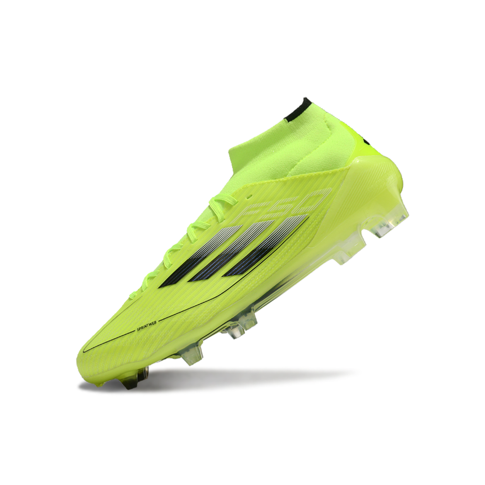 Chuteira Campo Adidas F50 Cano Médio FG Verde