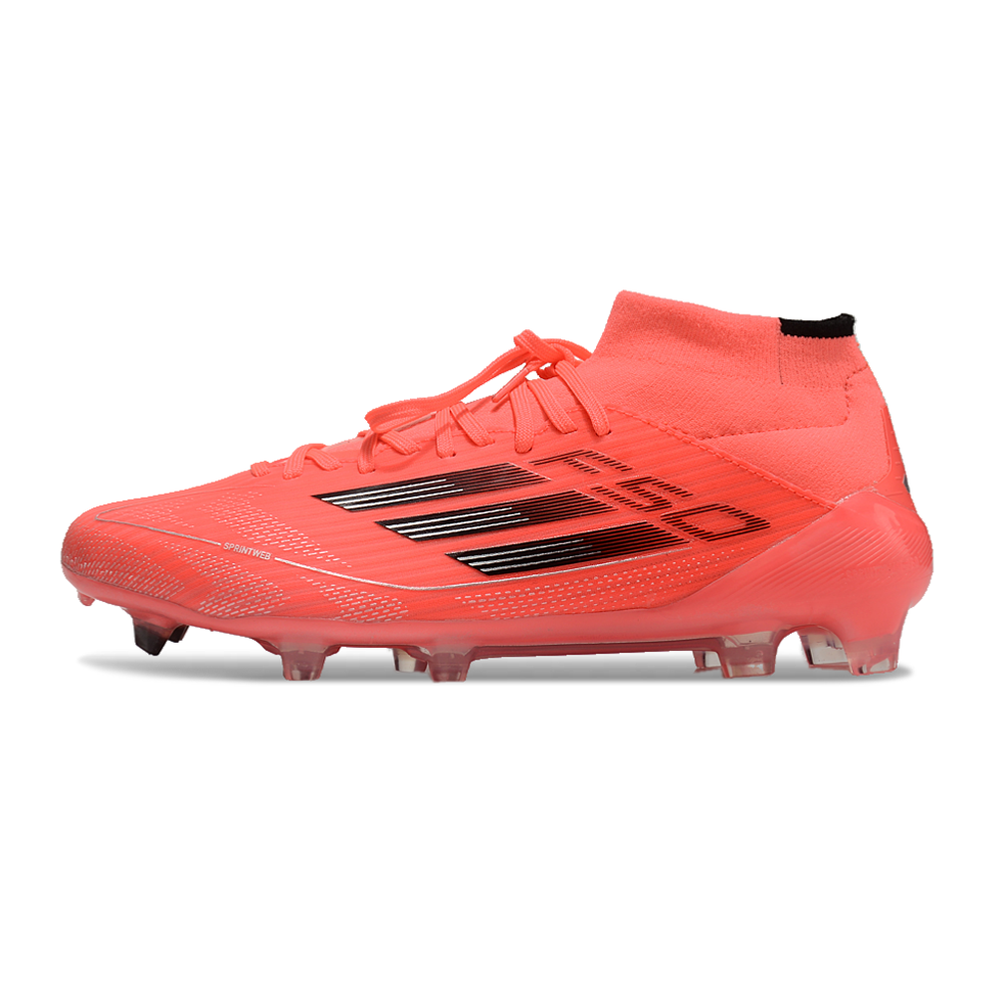 Chuteira Campo Adidas F50 Cano Médio FG Vermelha 