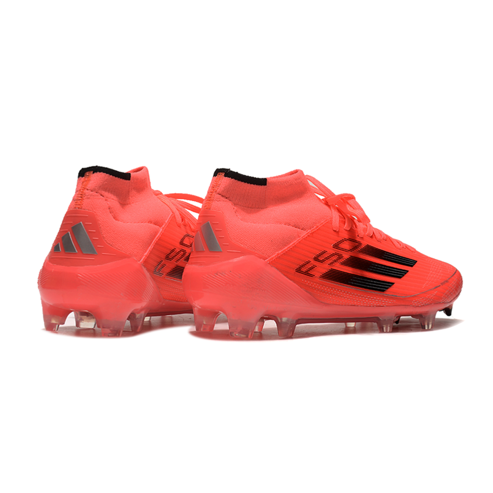 Chuteira Campo Adidas F50 Cano Médio FG Vermelha 