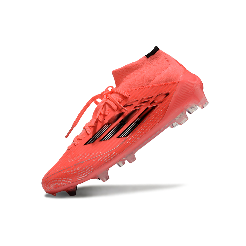 Chuteira Campo Adidas F50 Cano Médio FG Vermelha 