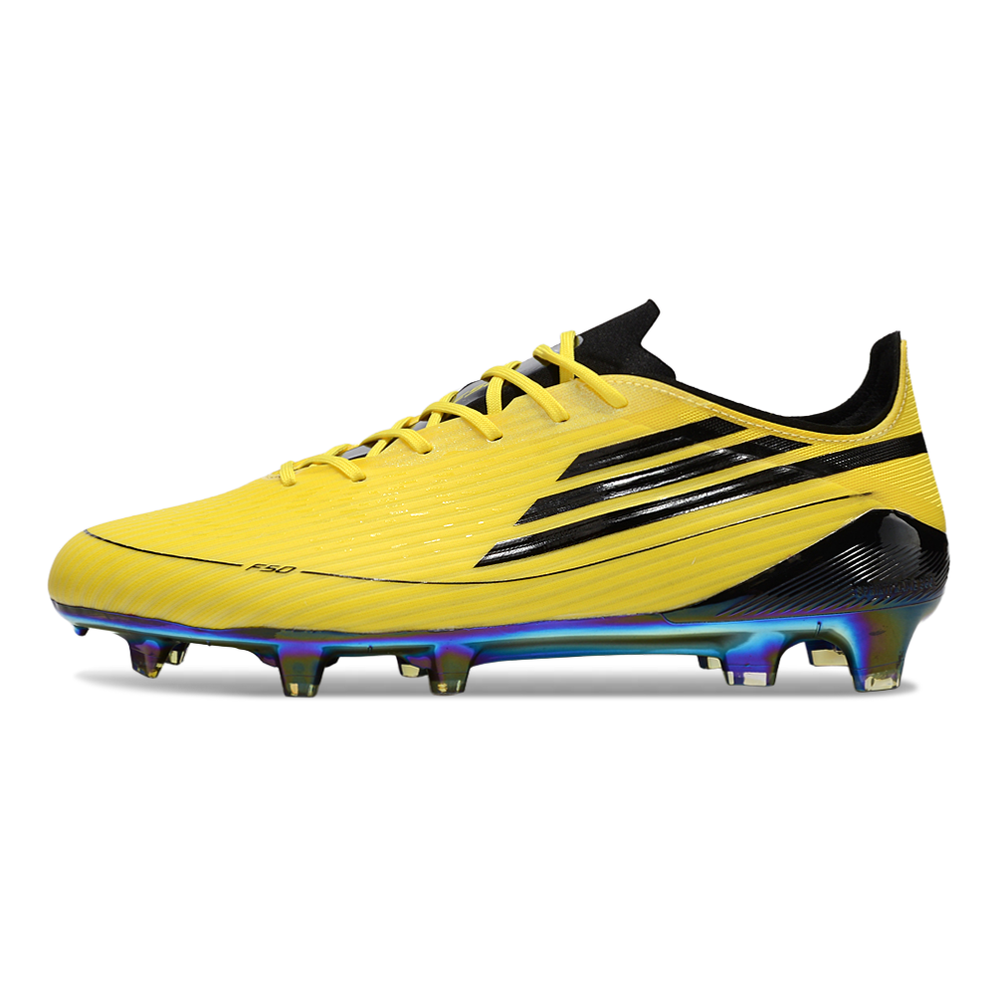Chuteira Campo Adidas F50 FG Amarelo e Preto