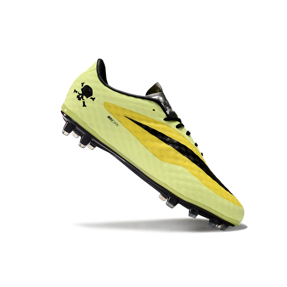 Chuteira Campo Nike Retrô Hypervenom Phantom I FG Verde, Amarelo e Preto