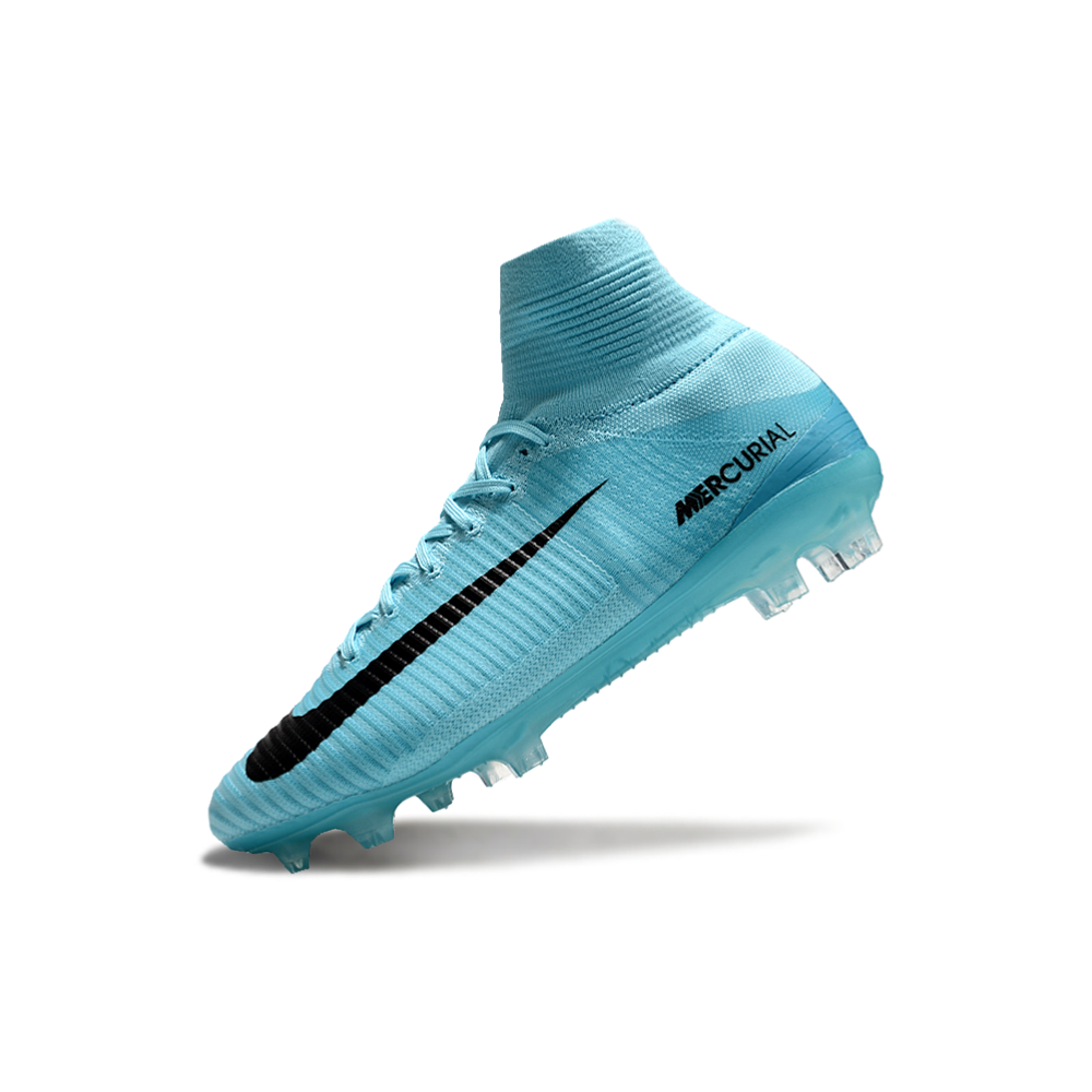 Chuteira Campo Nike Retrô Mercurial Superfly 5 FG Azul