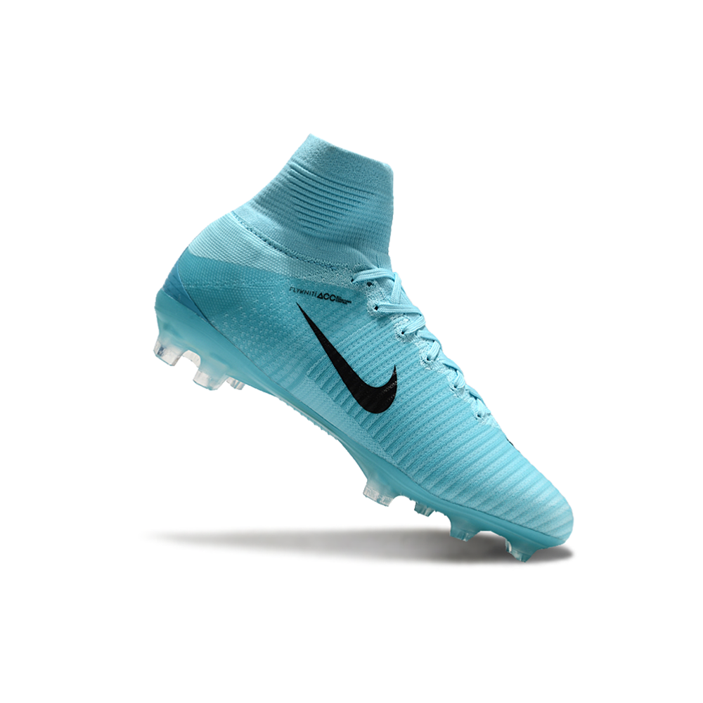 Chuteira Campo Nike Retrô Mercurial Superfly 5 FG Azul