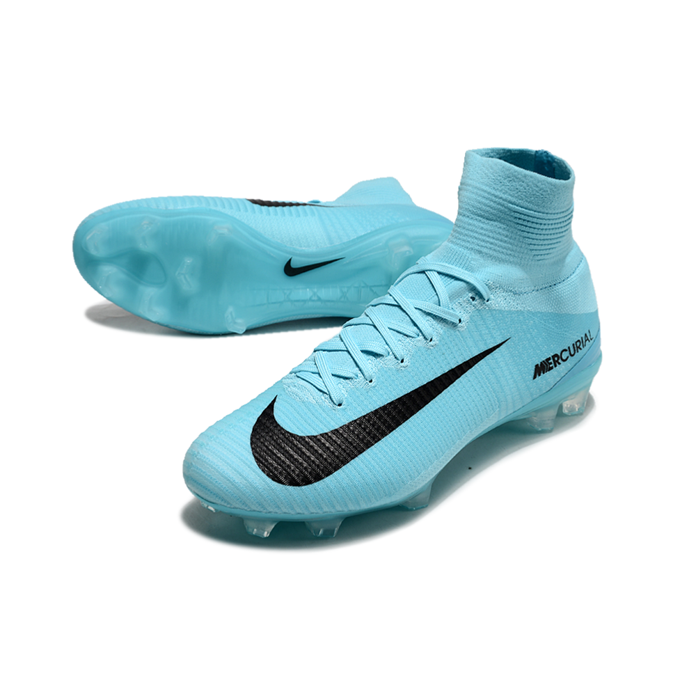 Chuteira Campo Nike Retrô Mercurial Superfly 5 FG Azul