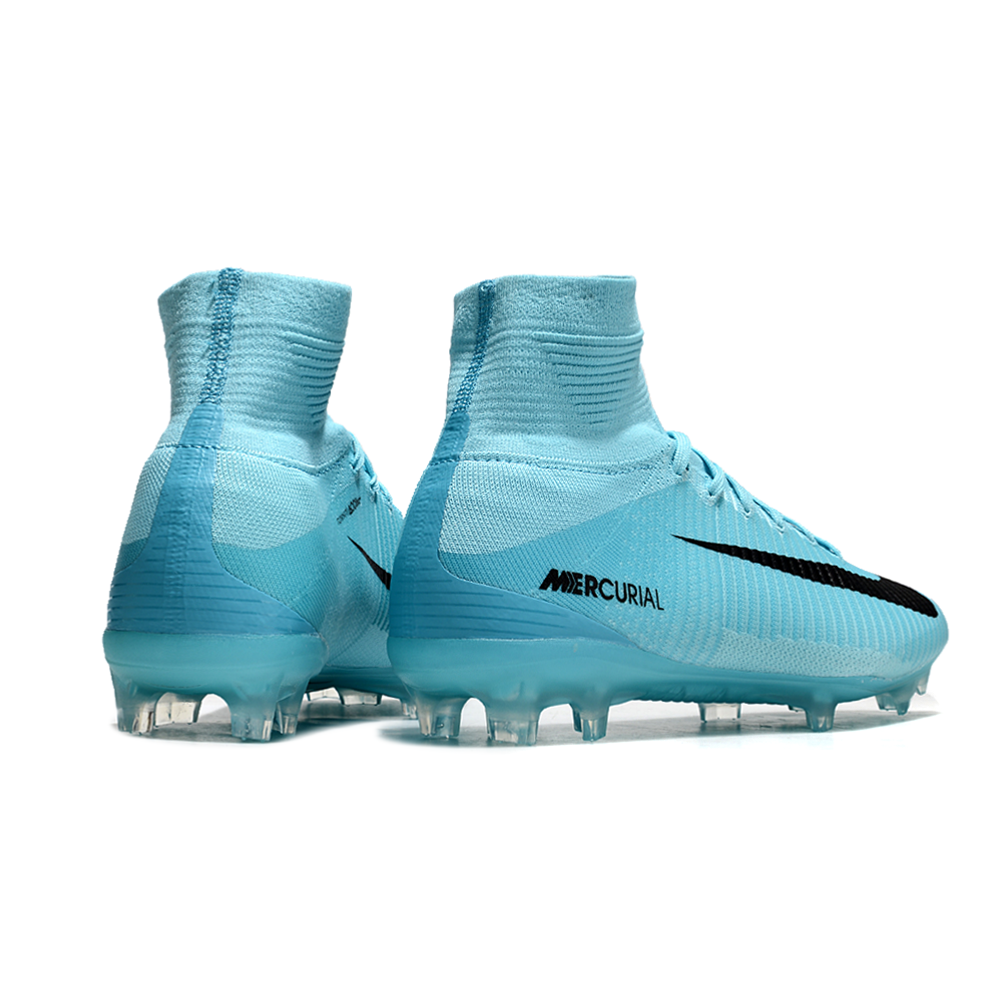Chuteira Campo Nike Retrô Mercurial Superfly 5 FG Azul