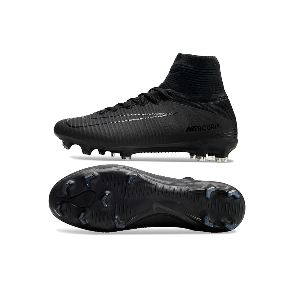 Chuteira Campo Nike Retrô Mercurial Superfly 5 FG Preto