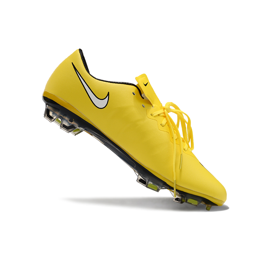 Chuteira Campo Nike Retrô Mercurial Vapor 10 FG Amarela e Branca
