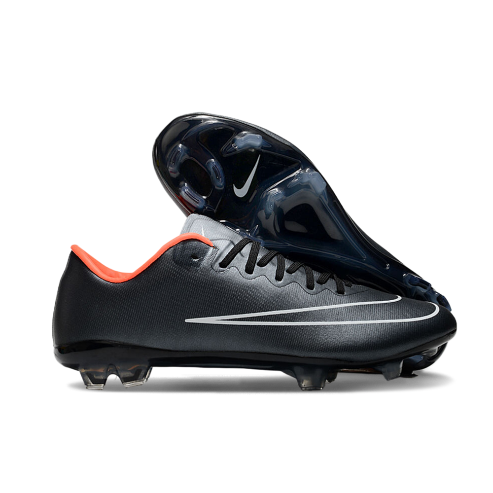 Chuteira Campo Nike Retrô Mercurial Vapor 10 FG Preta