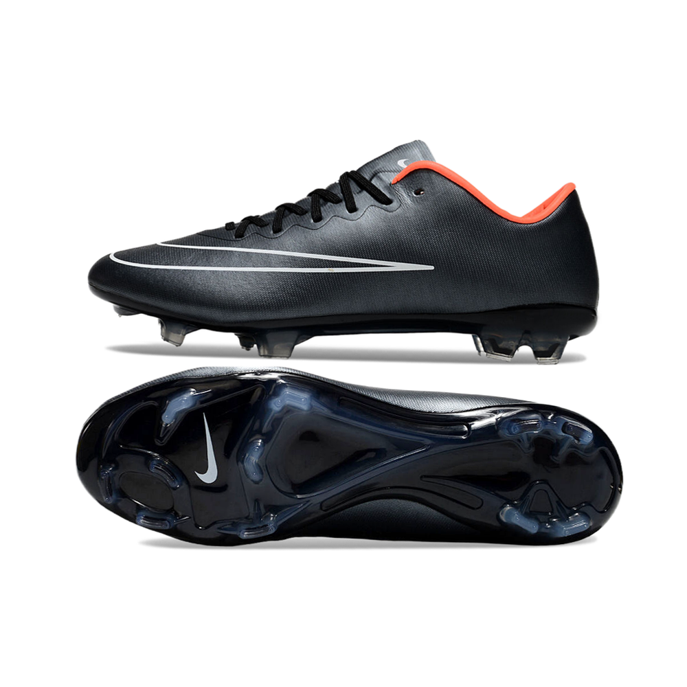 Chuteira Campo Nike Retrô Mercurial Vapor 10 FG Preta