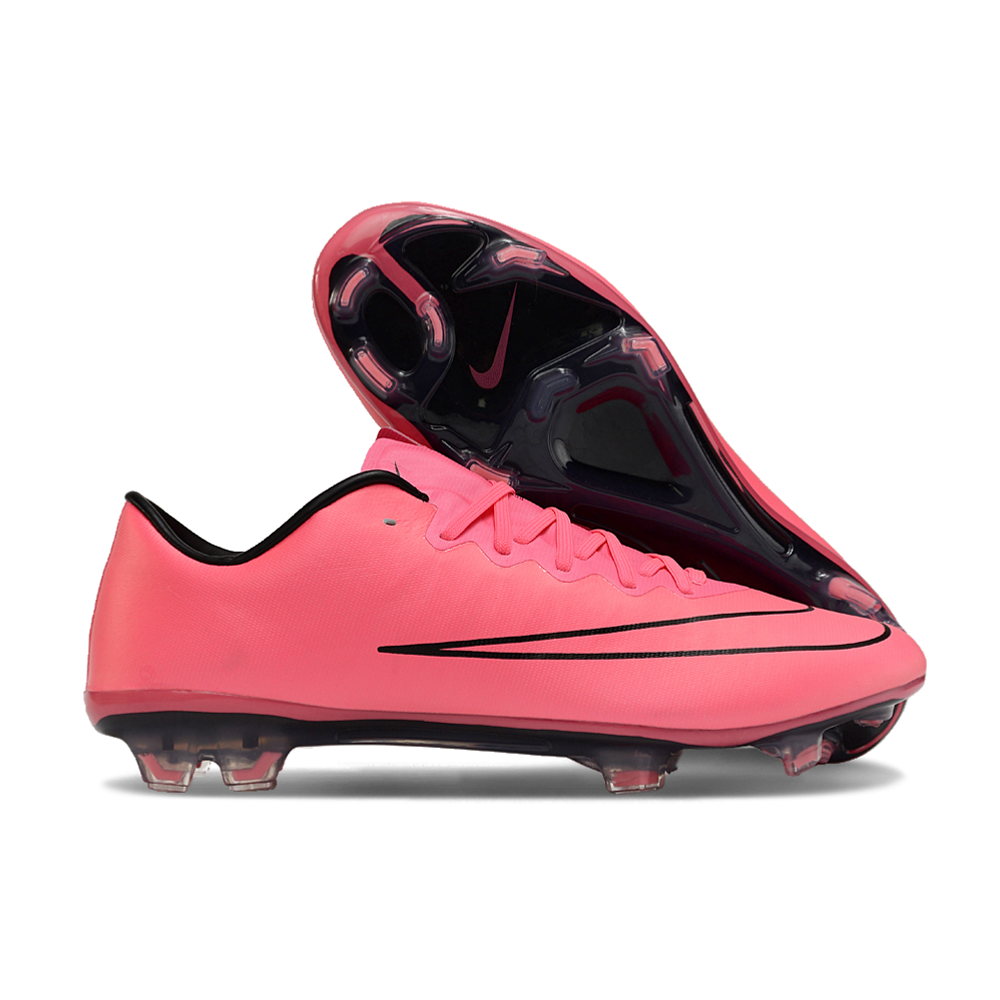 Chuteira Campo Nike Retrô Mercurial Vapor 10 FG Rosa