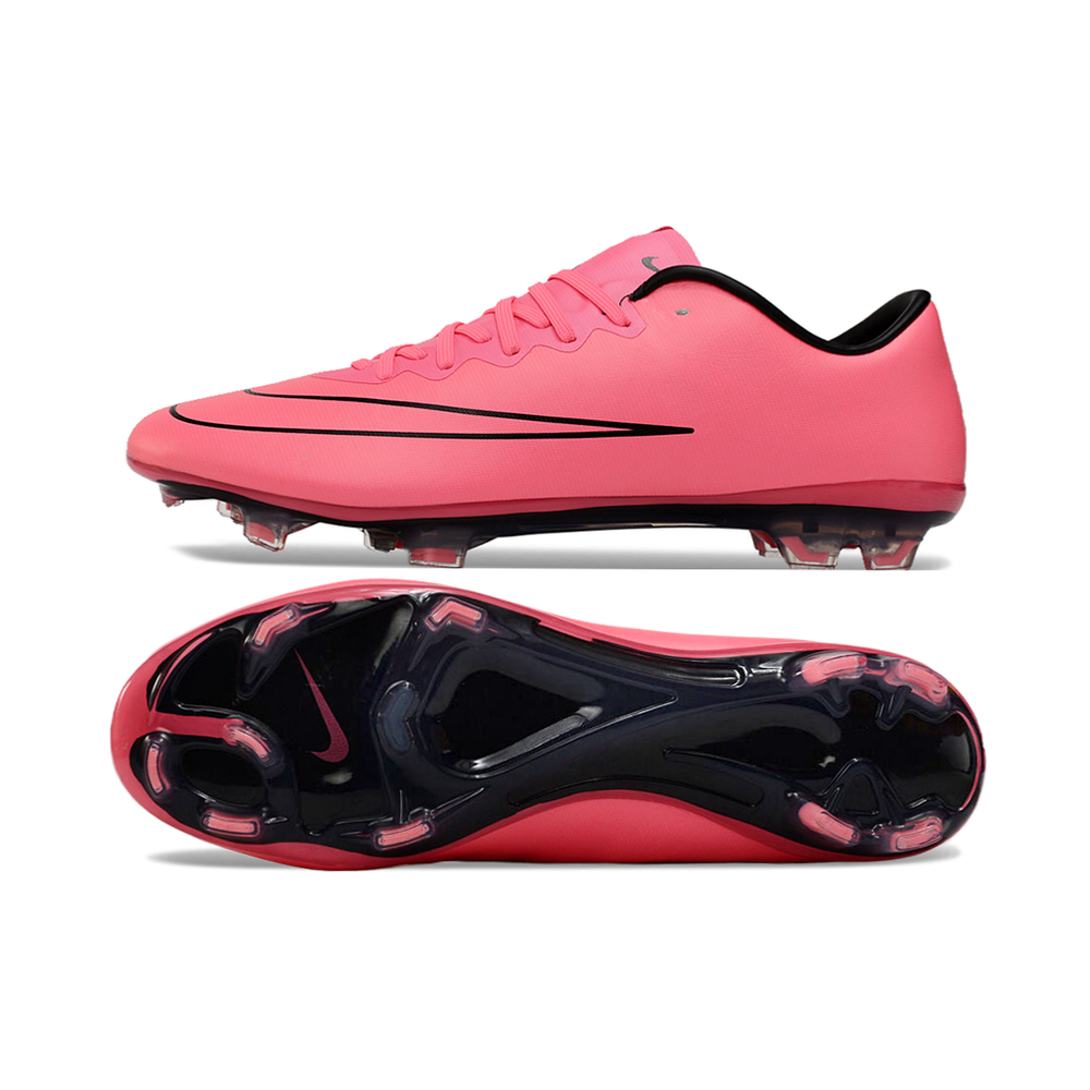 Chuteira Campo Nike Retrô Mercurial Vapor 10 FG Rosa