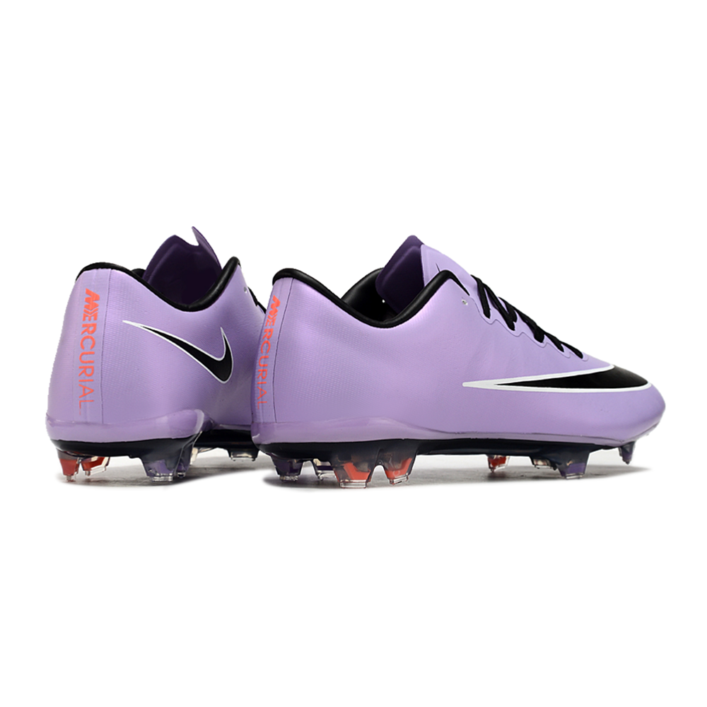 Chuteira Campo Nike Retrô Mercurial Vapor 10 FG Roxa e Preta