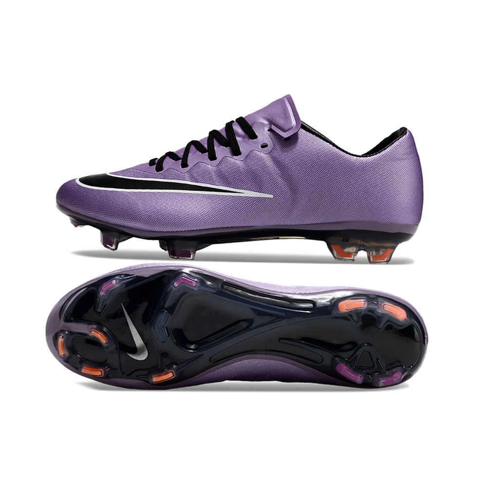 Chuteira Campo Nike Retrô Mercurial Vapor 10 FG Roxo
