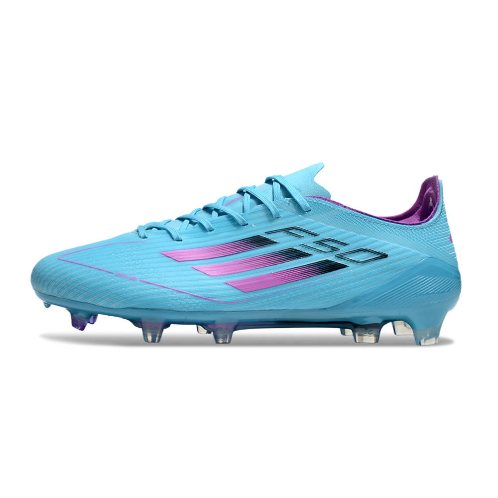 Chuteira Campo Adidas F50 FG Azul e Roxo