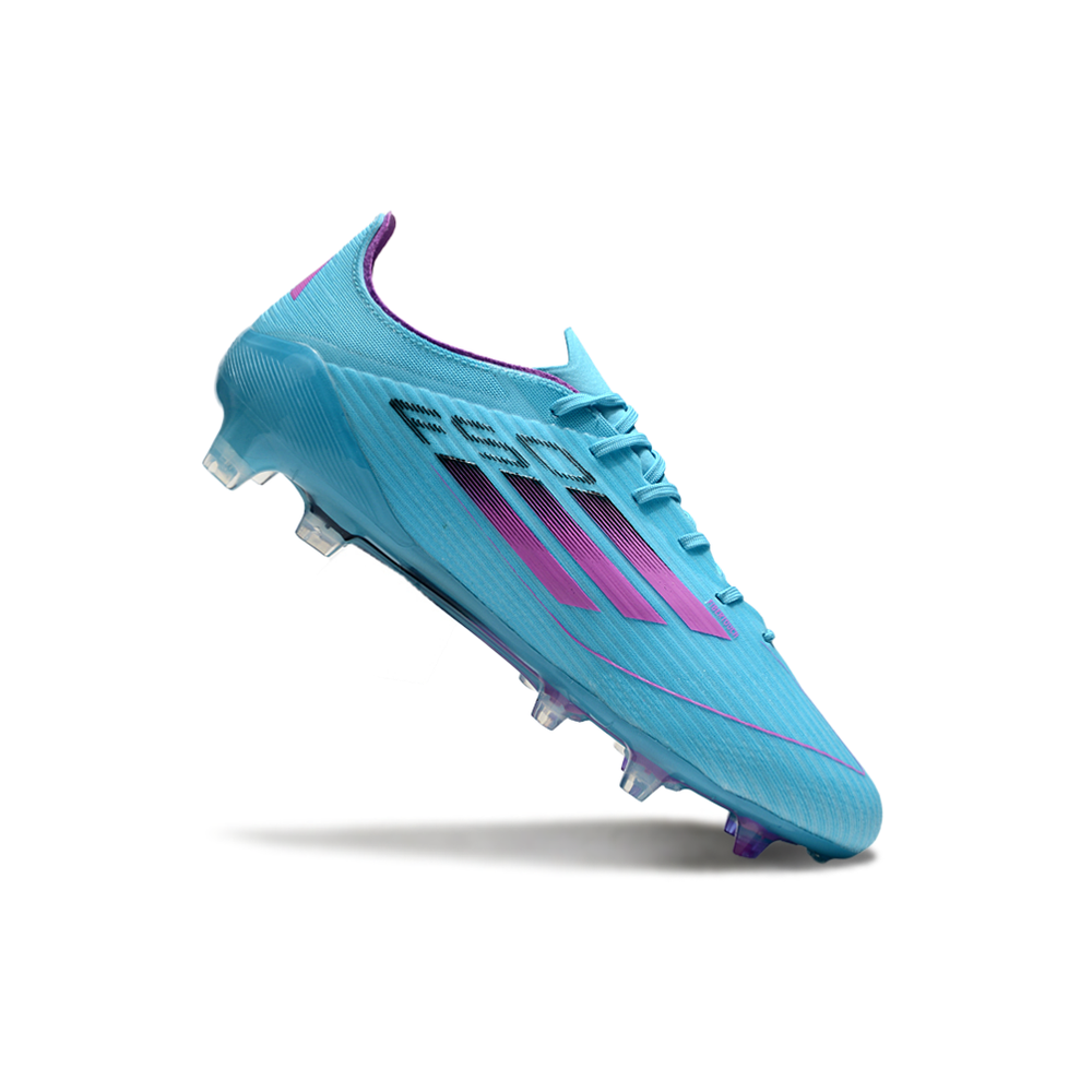 Chuteira Campo Adidas F50 FG Azul e Roxo