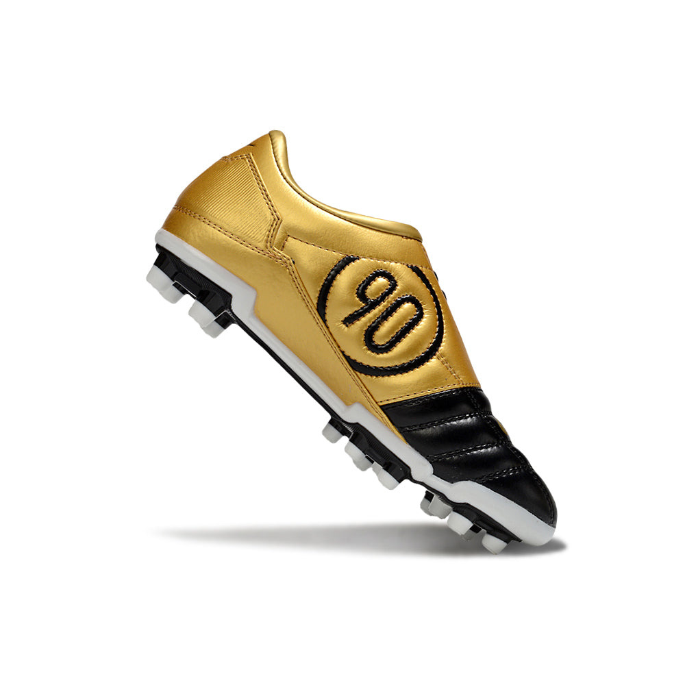 Chuteira Campo Nike Total 90 FG Preto e Dourado