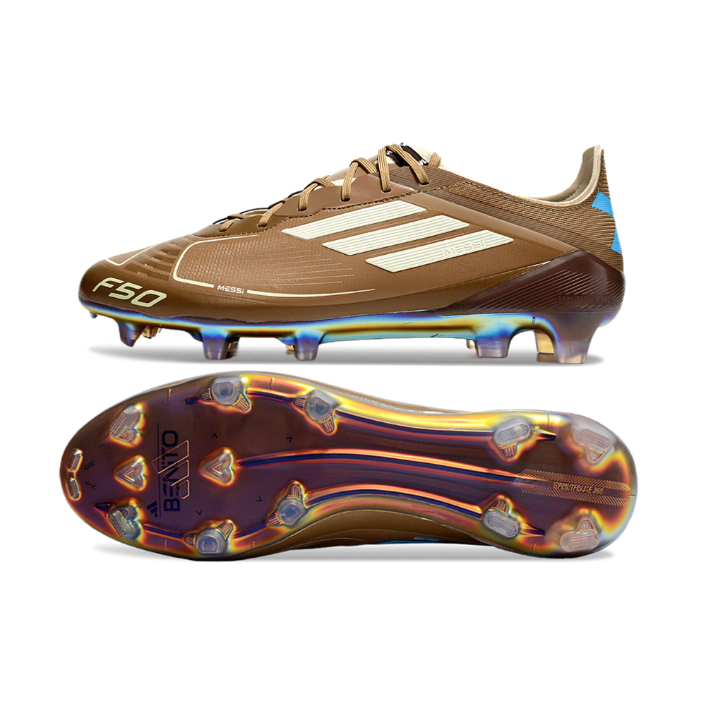 Chuteira Campo Adidas F50 FG Marrom