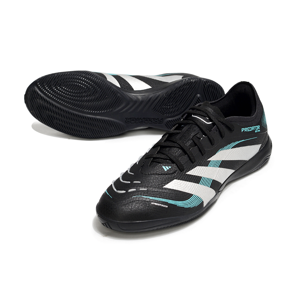 Chuteira Futsal Adidas Predator 24 Elite IC Preto, Branco e Verde