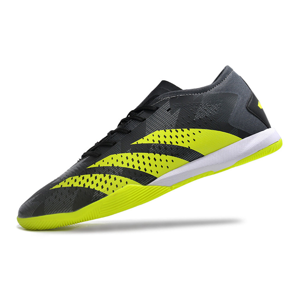 Chuteira Futsal Adidas Predator Accuracy.1 IC Low Preta e Verde 
