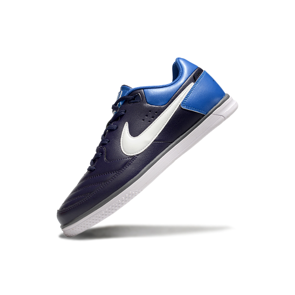 Chuteira Futsal Nike 5 StreetGato IC Azul e Branco