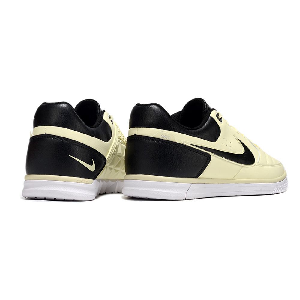 Chuteira Futsal Nike 5 StreetGato IC Bege e Preta