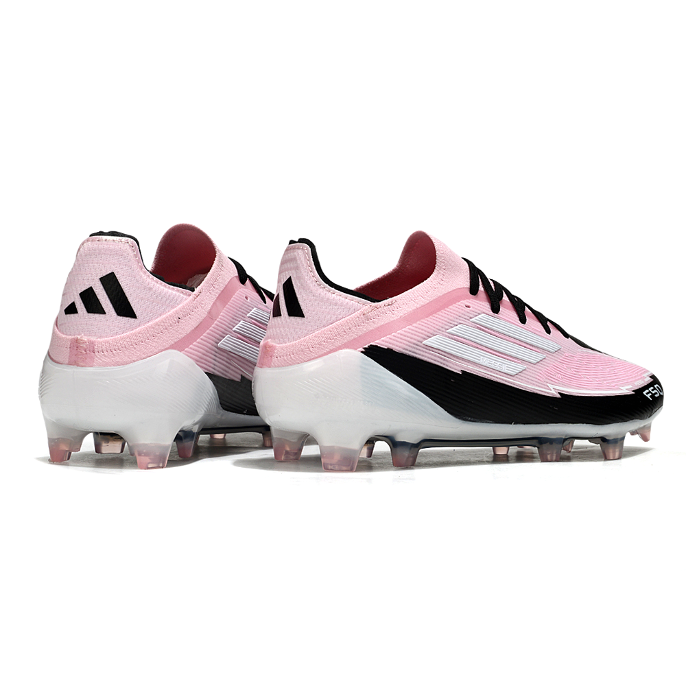 Chuteira Campo Adidas F50 FG Rosa e Preto 