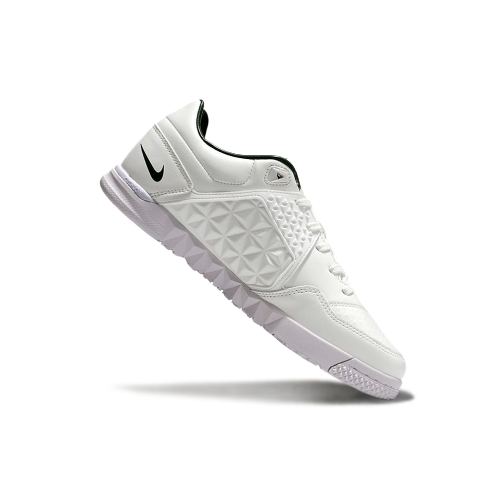 Chuteira FutsaL Nike 5 StreetGato IC Branca e Verde