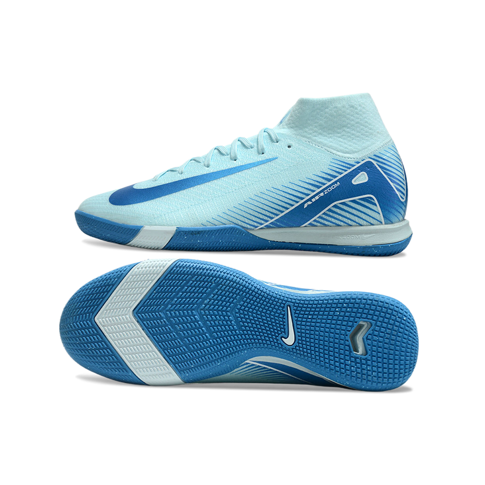 Chuteira Futsal Nike Air Zoom Mercurial Superfly 10 Elite IC Azul 